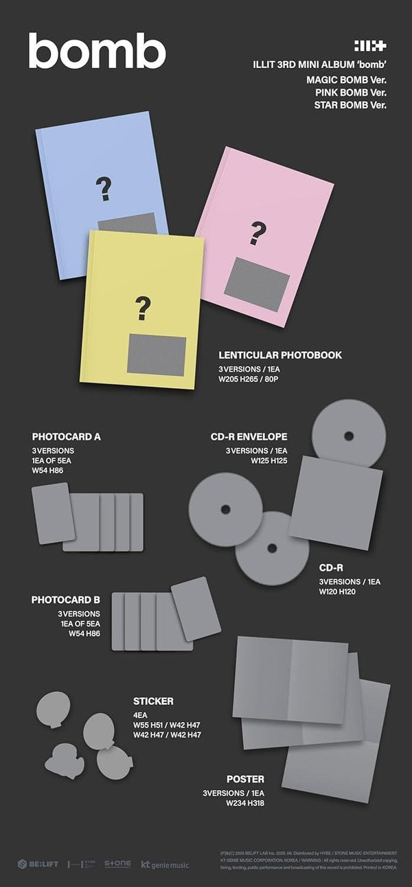 bomb (Pink Bomb Version) Coffret - Front Cover