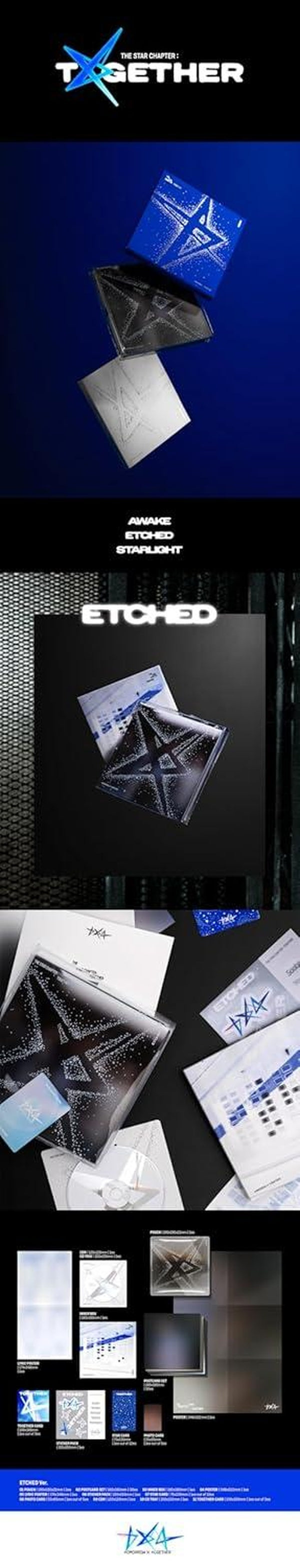 The 4th Studio Album - The Star Chapter : TOGETHER (Etched Version) Coffret - Front Cover