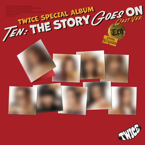 TEN: The Story Goes On - Front Cover