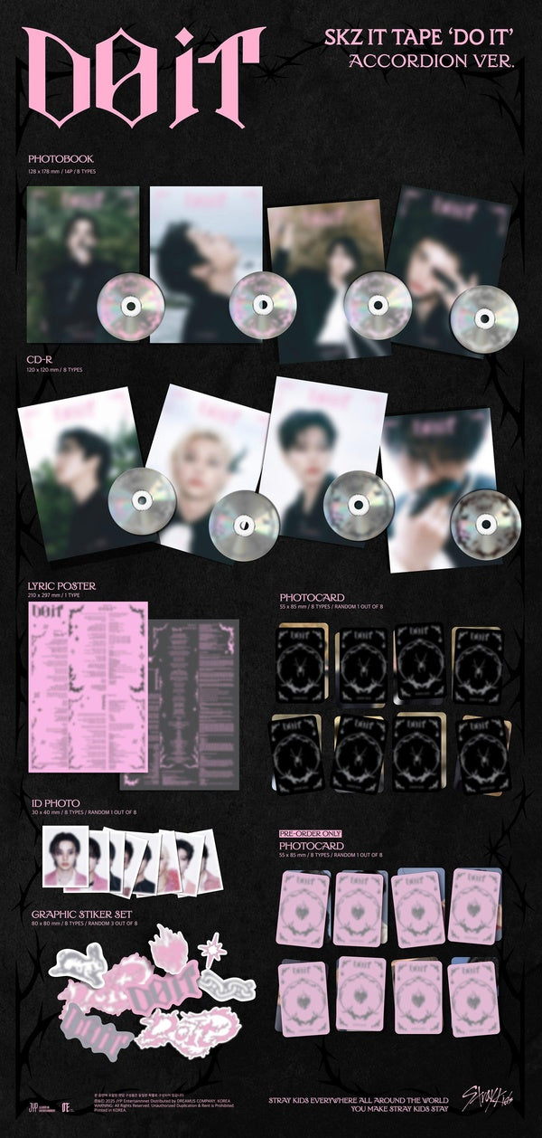 SKZ IT TAPE DO IT (ACCORDION Version) - Front Cover