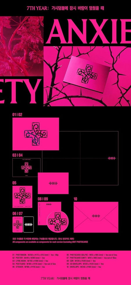 7TH YEAR: A Moment of Stillness in the Thorns (ANXIETY Version) Coffret - Front Cover