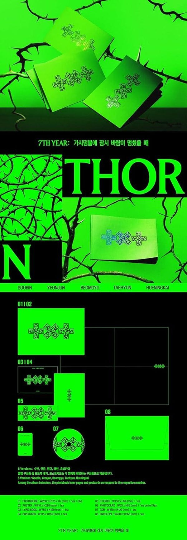 7TH YEAR: A Moment of Stillness in the Thorns - Front Cover