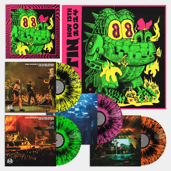 King Gizzard - Live in Austin '24 - Front Cover