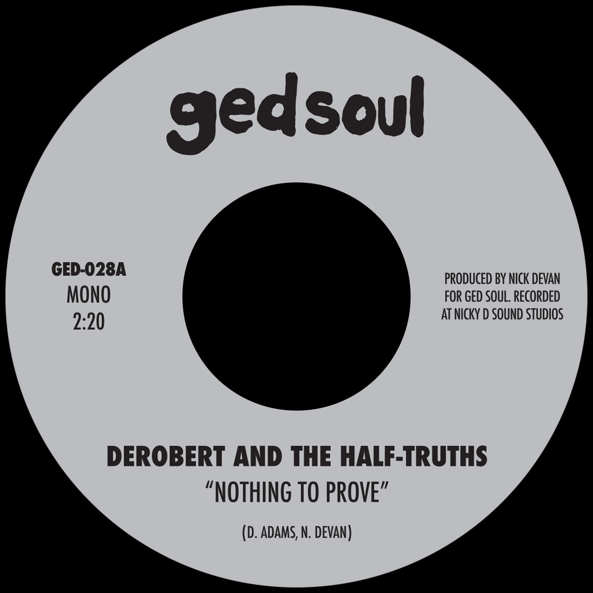 Nothing To Prove + I Would Die - Front Cover