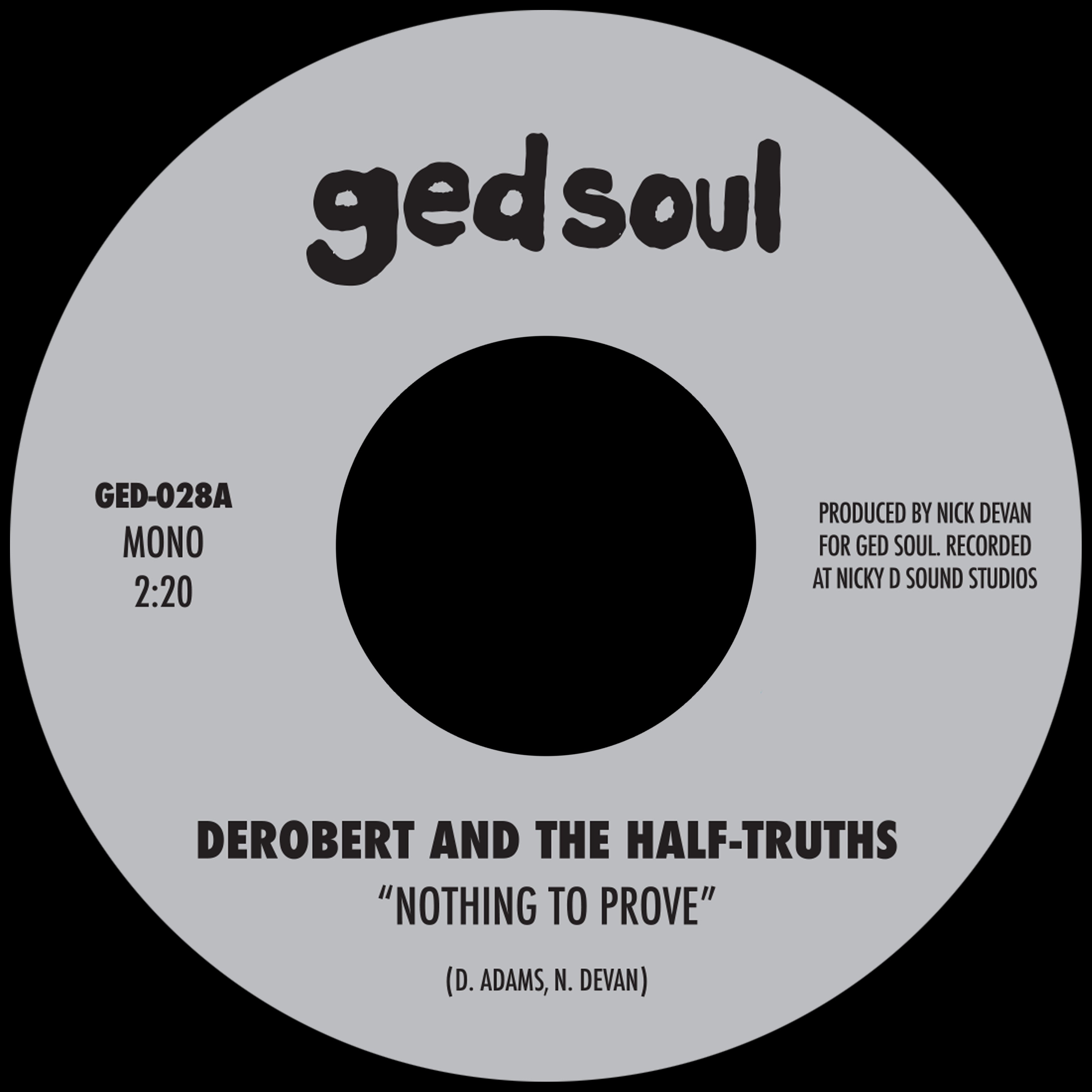 Nothing To Prove + I Would Die - Front Cover