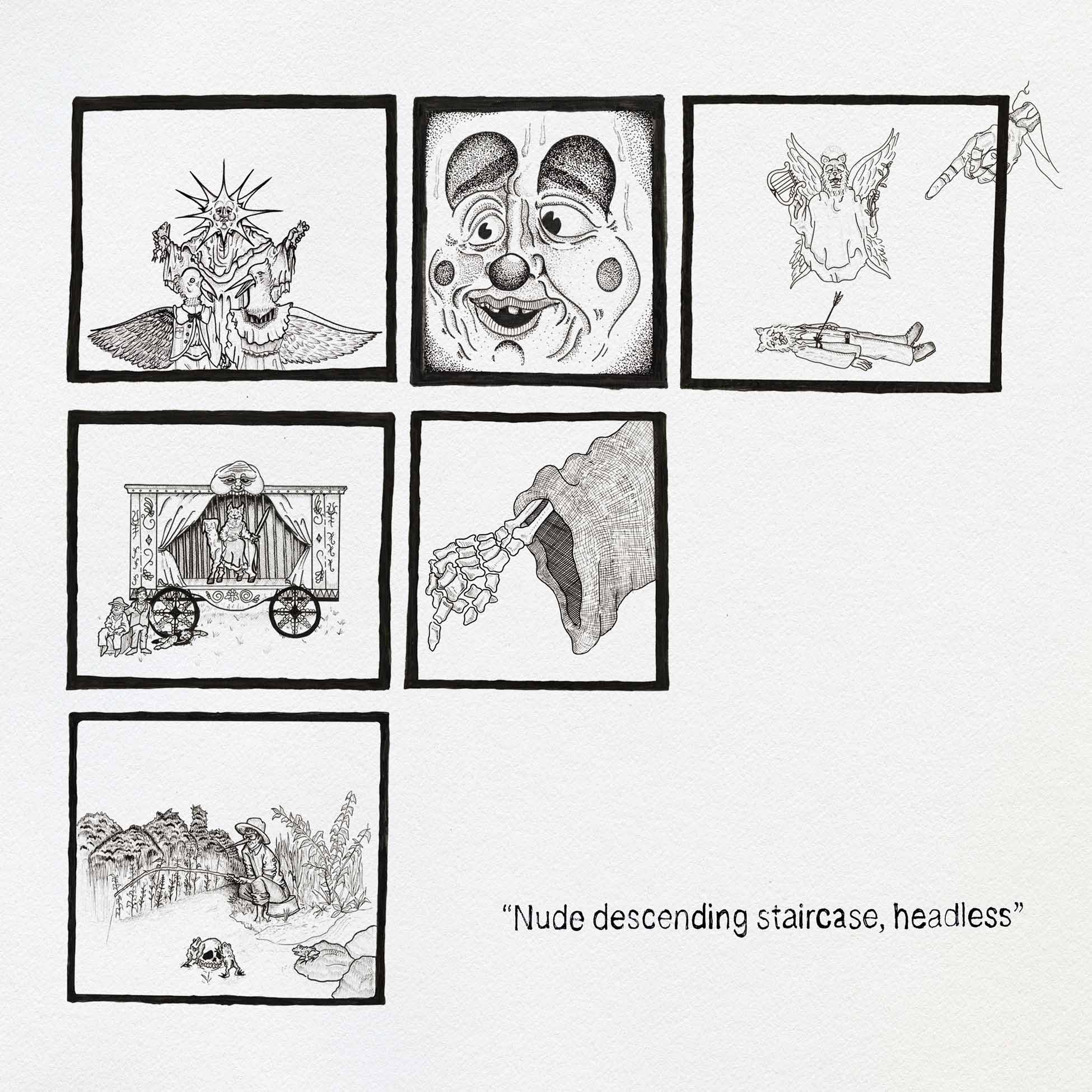 Nude Descending Staircase Headless - Vinyle Gris - Front Cover