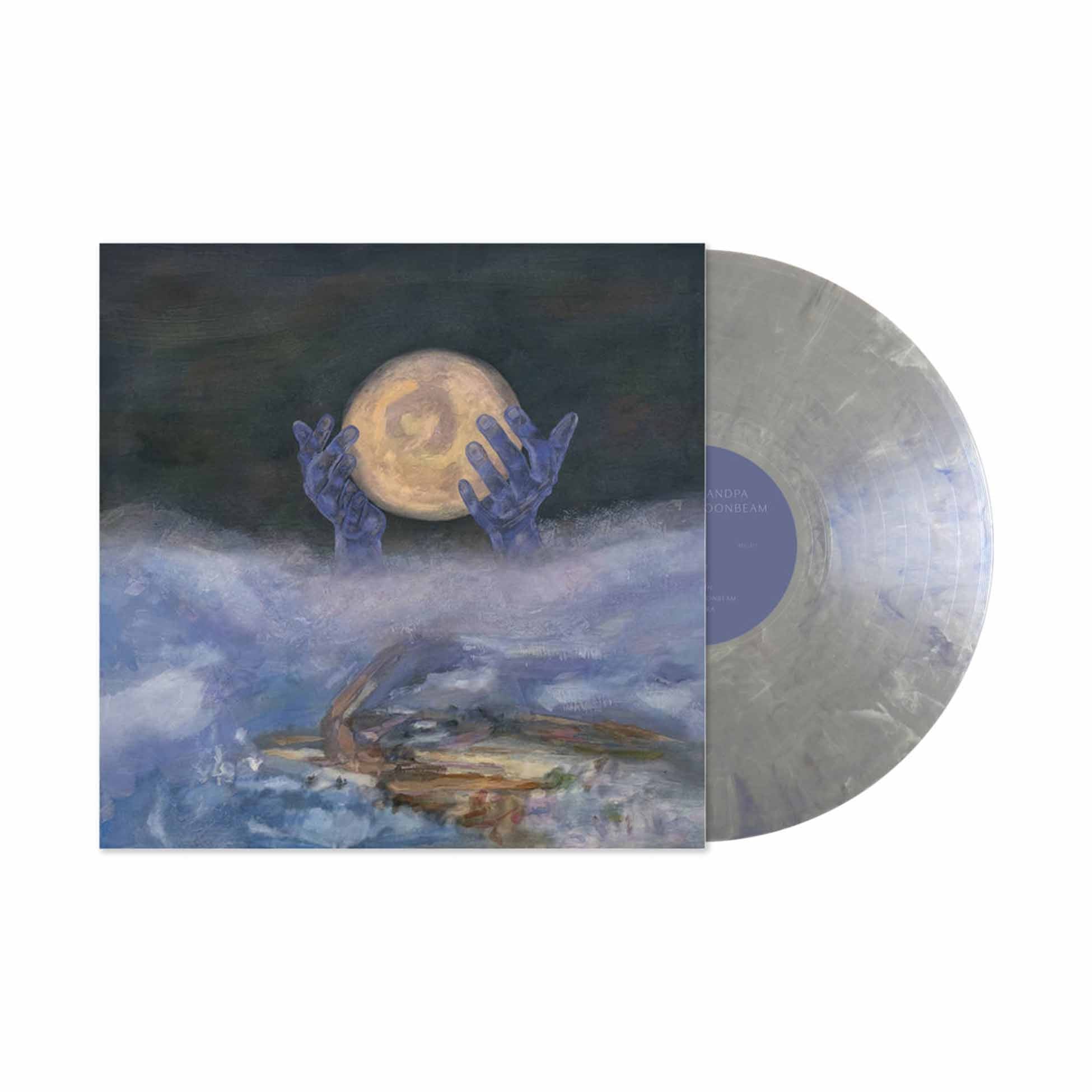 Patience Moonbeam - Vinyle Gris Marbre Blanc Et Bleu - Front Cover