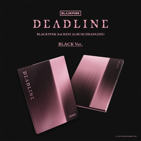 BLACKPINK 3rd Mini Album [DEADLINE] Silver BLACK Version - Front Cover