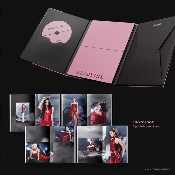 BLACKPINK 3rd Mini Album [DEADLINE] Silver BLACK Version - Front Cover