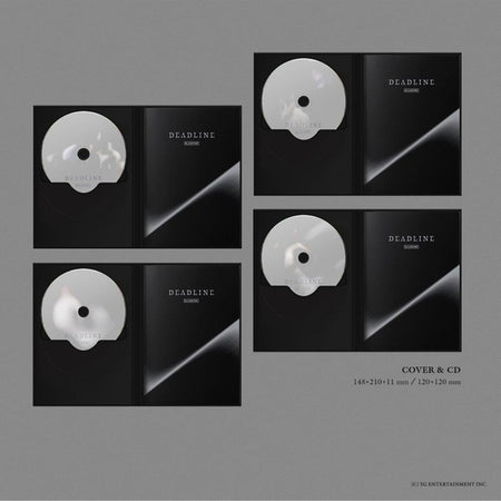 BLACKPINK 3rd Mini Album [DEADLINE] Silver Version ROSÉ - Front Cover