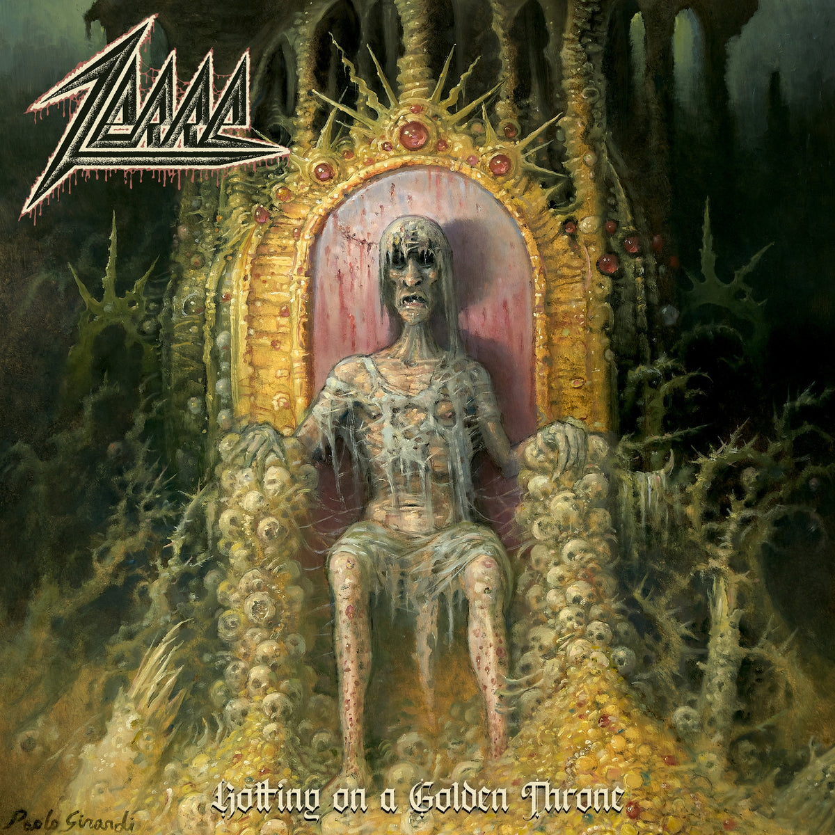 Rotting on a Golden Throne - Front Cover