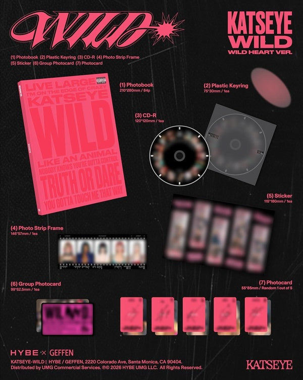 WILD (Wild heart version) Coffret - Front Cover