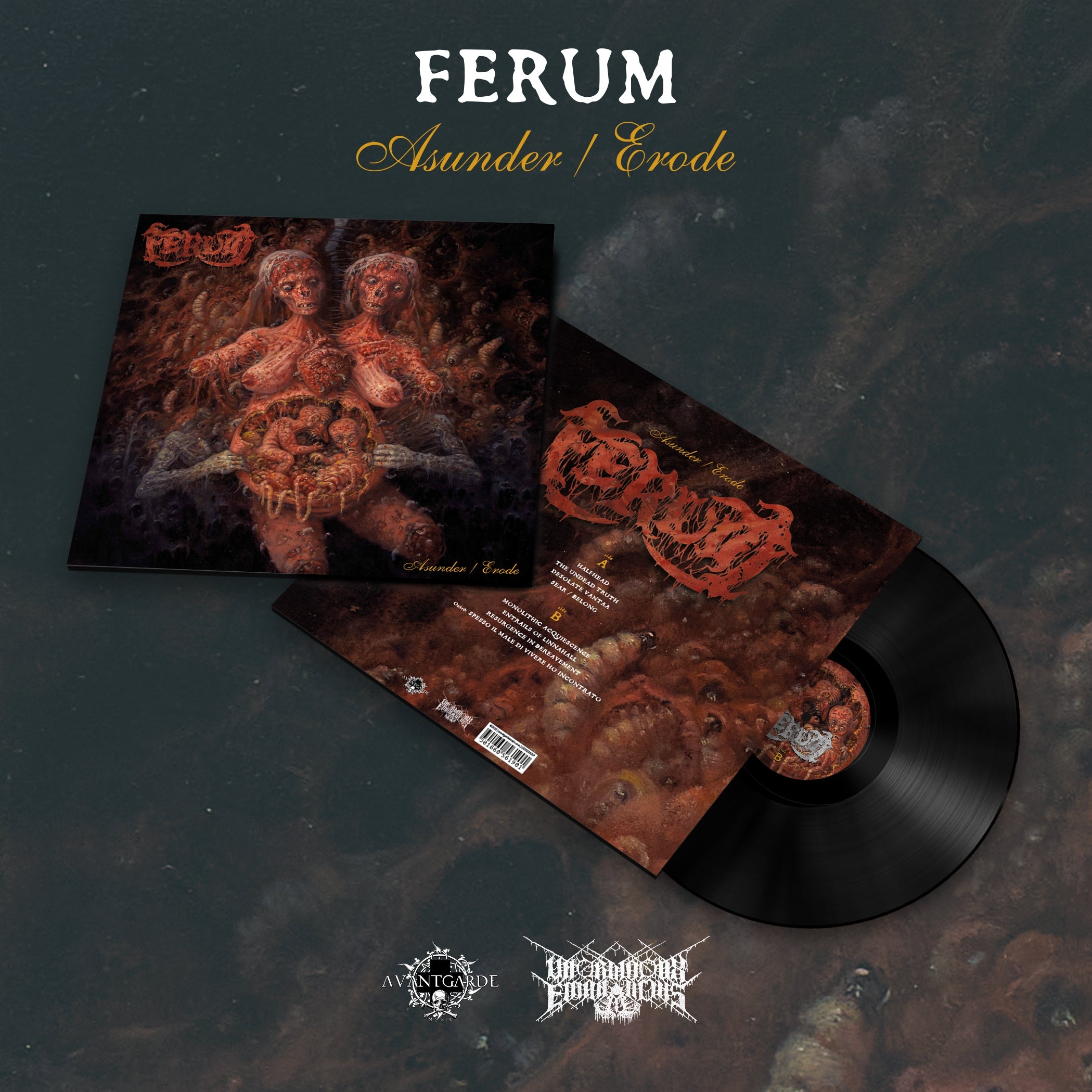 Asunder/Erode - Front Cover