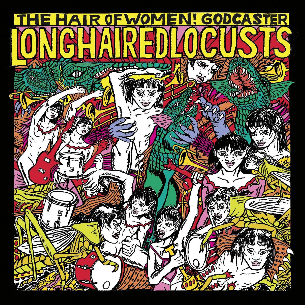 LONG HAIRED LOCUSTS - Front Cover