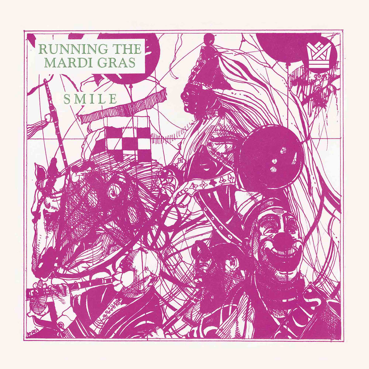 Running The Mardi Gras + Smile - Front Cover