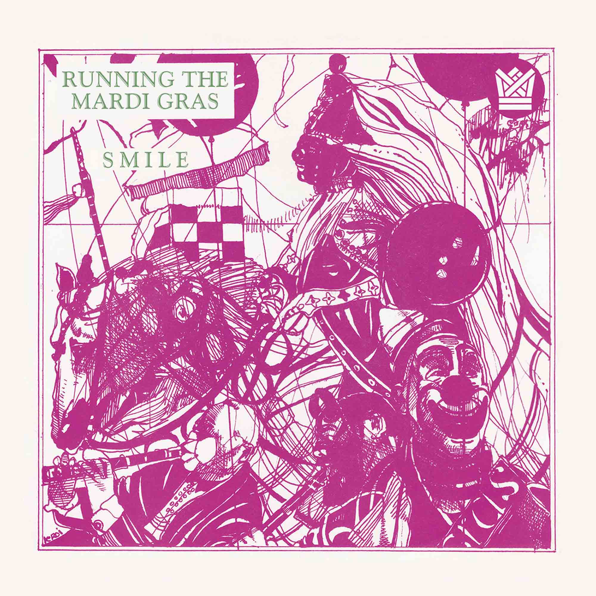 Running The Mardi Gras + Smile - Front Cover