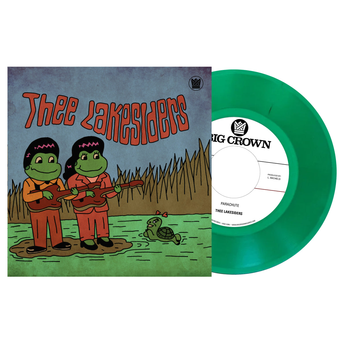 Parachute + Parachute (Instrumental) - Vinyle Vert Translucide - Front Cover