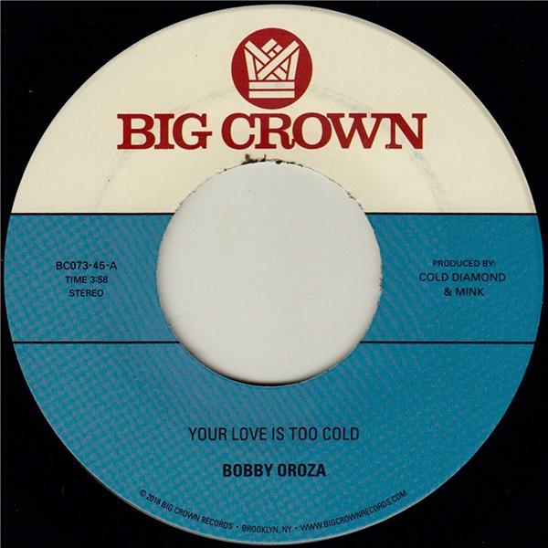 Your Love Is Too Cold B/W Deja Vu - Front Cover