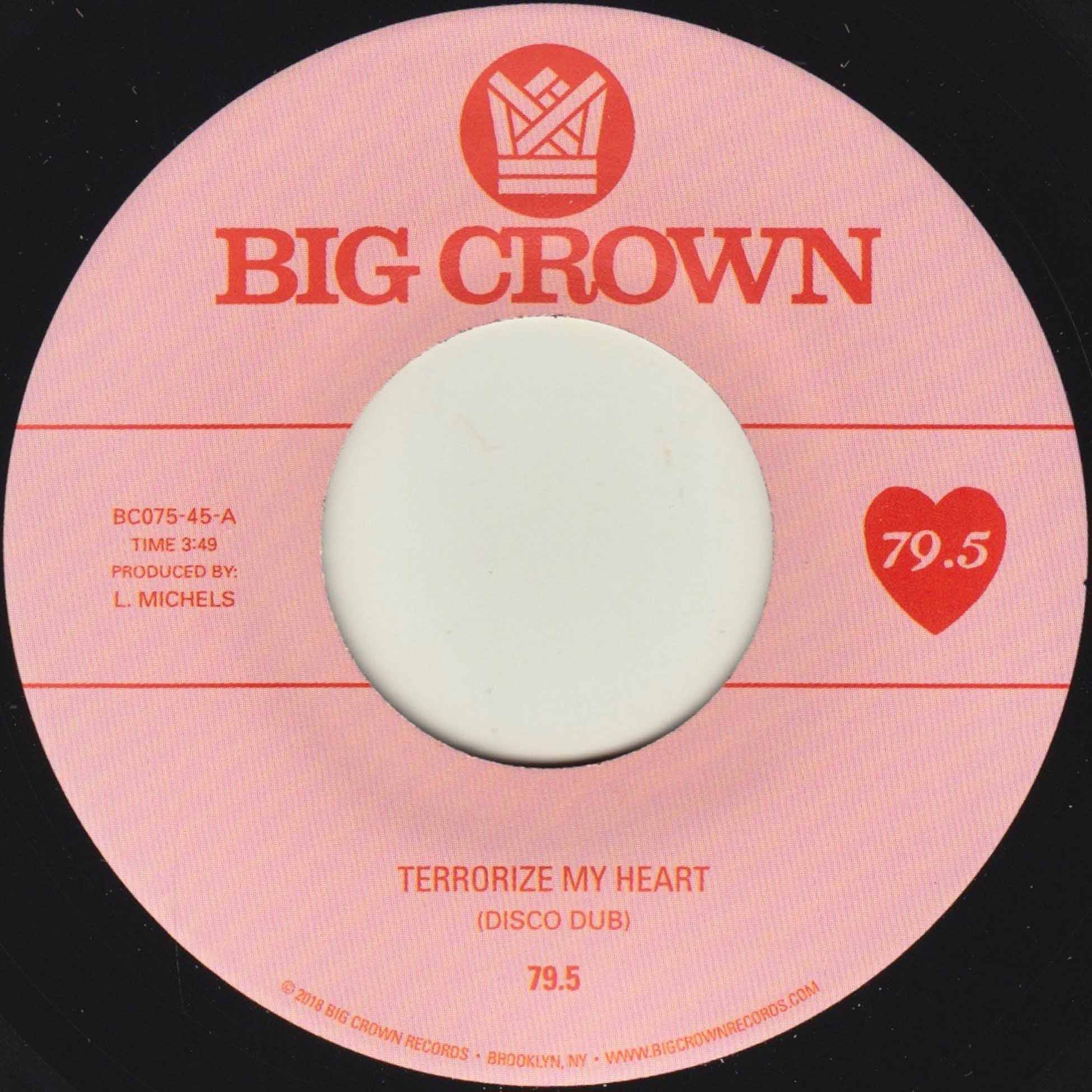 Terrorized My Heart/Disco Dub - Front Cover