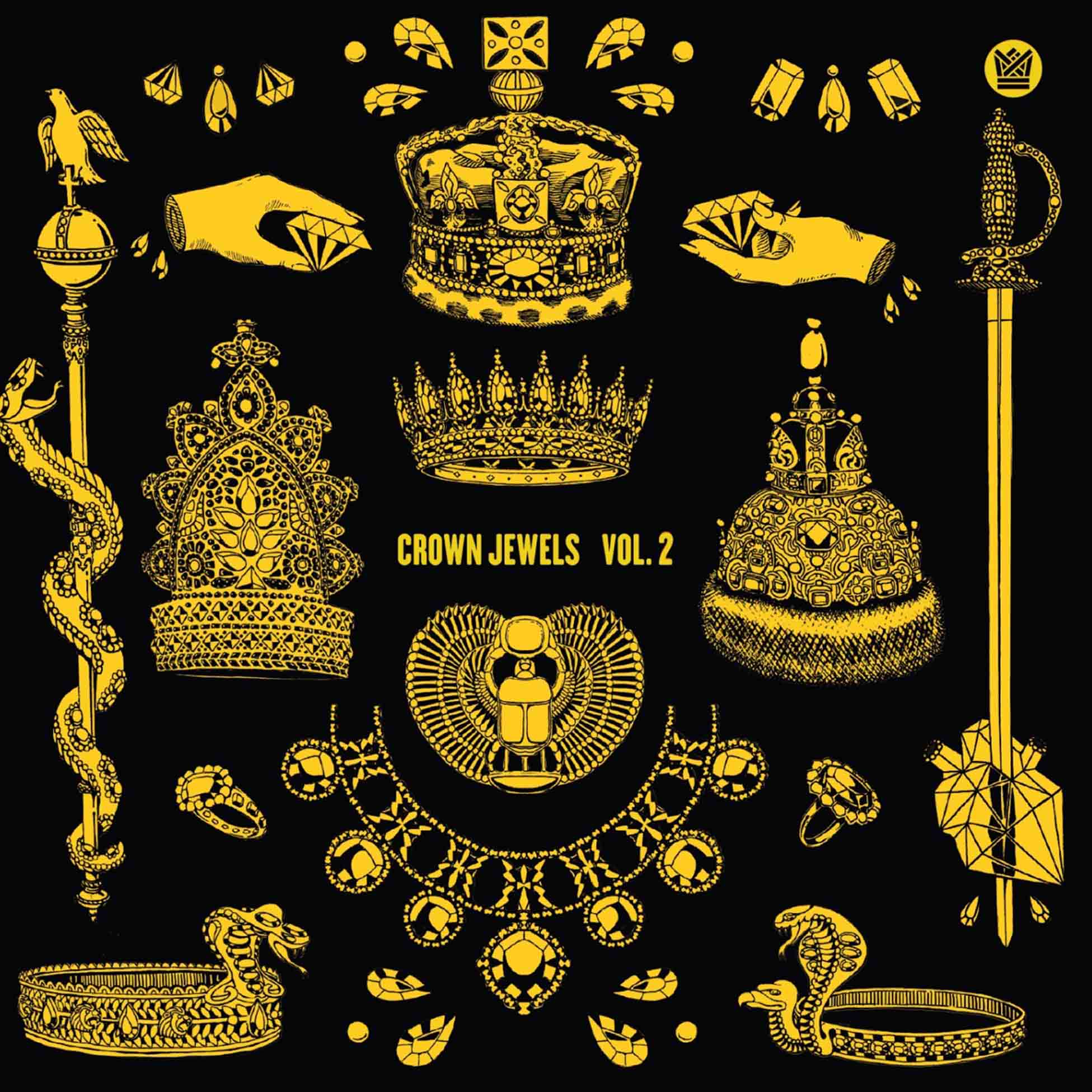 Big Crown Records Presents Crown Jewels Vol. 2 - Vinyle Doré - Front Cover