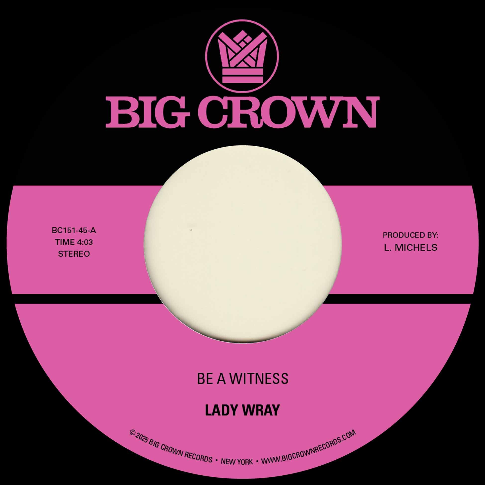 Be A Witness + Best For Us - Front Cover