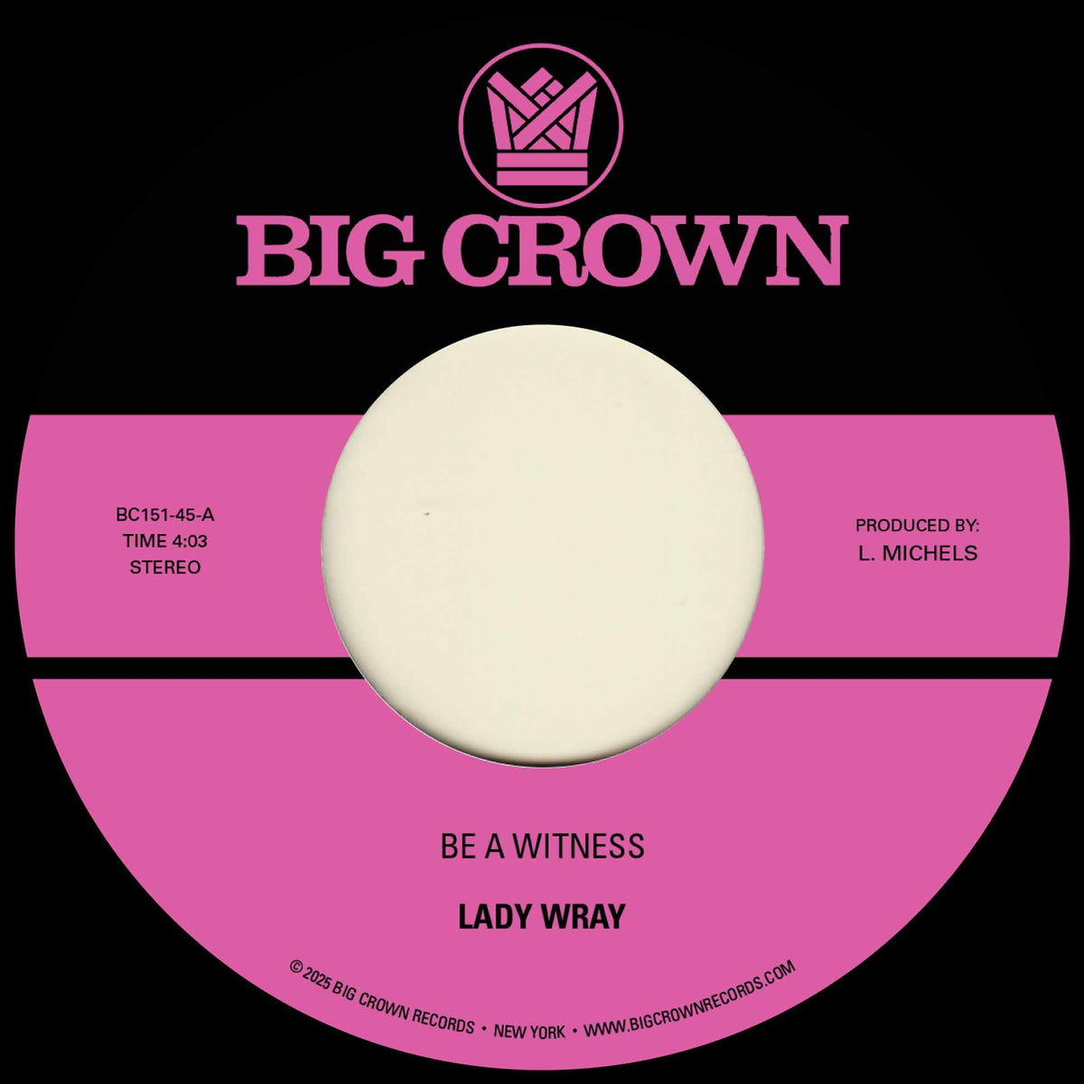 Be A Witness + Best For Us - Front Cover