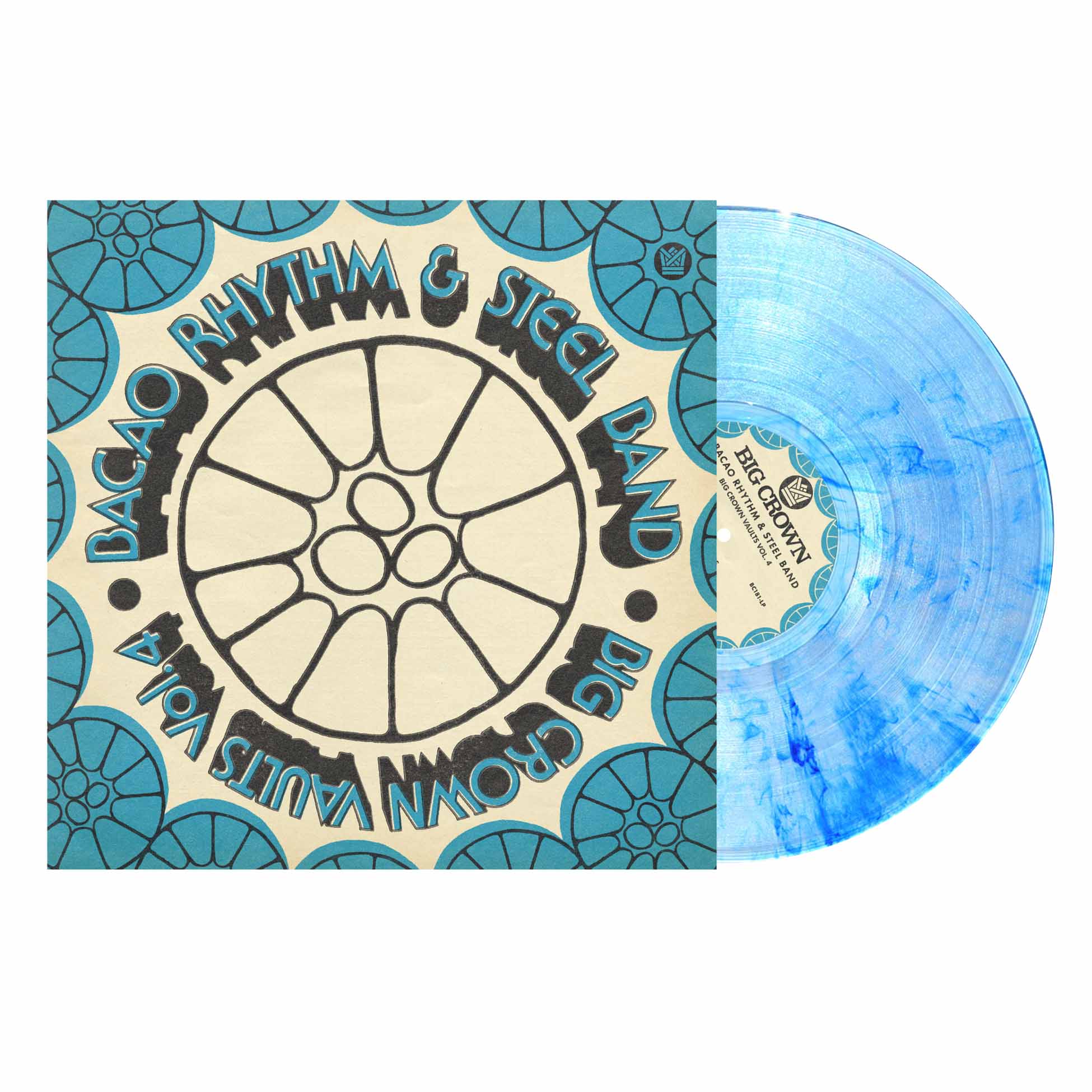 Big Crown Vaults Vol. 4 - Vinyle Bleu Fumee - Front Cover
