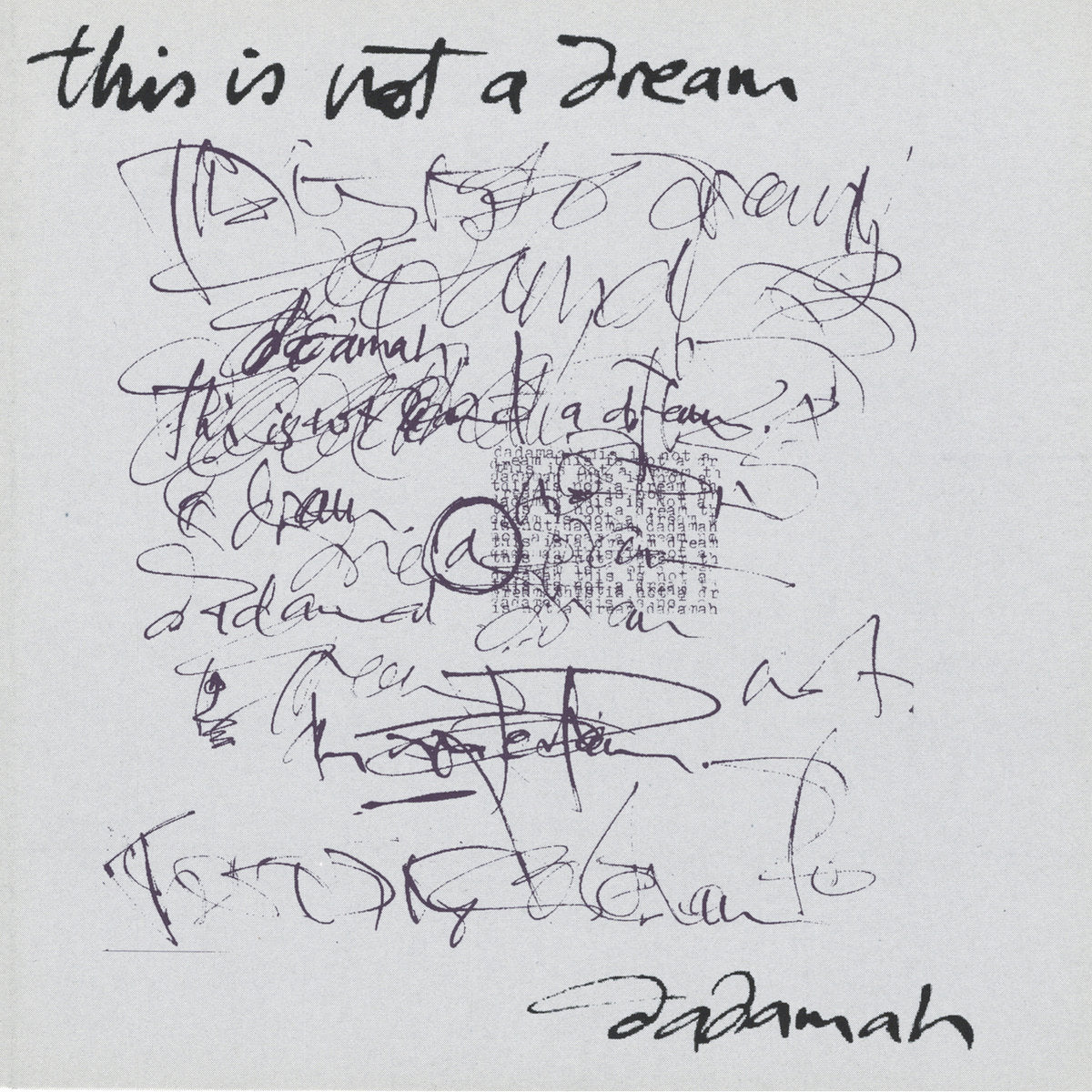 This Is Not A Dream - Front Cover