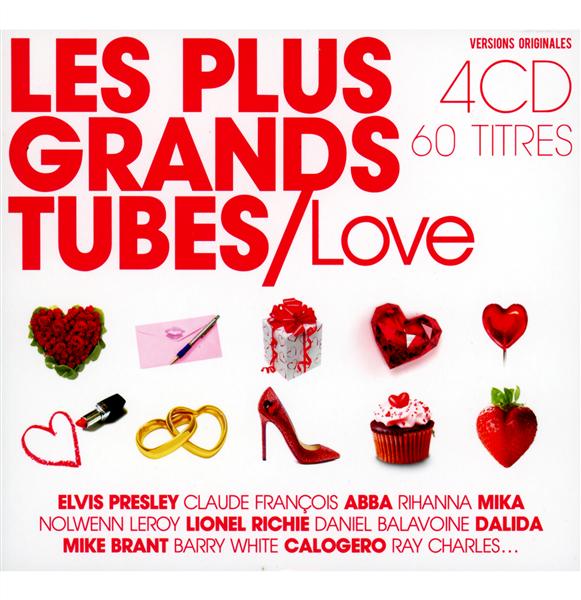 Les plus grands tubes : love - Front Cover
