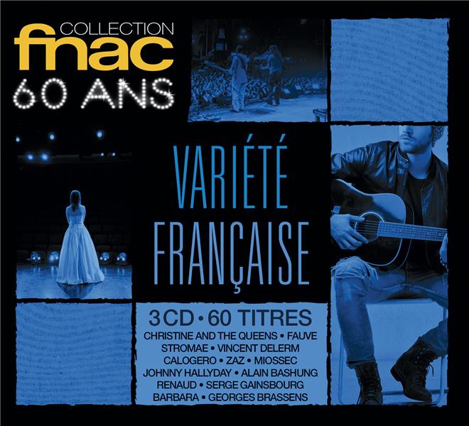 Collection fnac 60 ans variété française - Front Cover