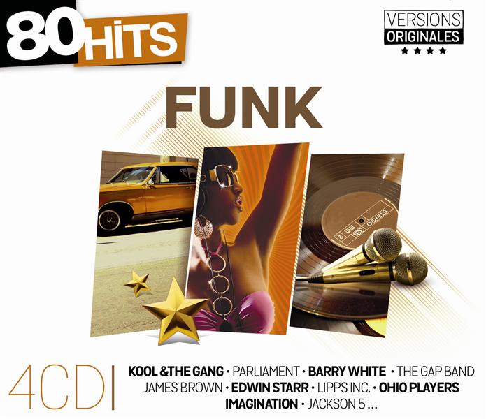 80 hits funk - Front Cover