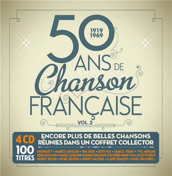 50 ans de chanson francaise /vol.2 (1919-1969) - Front Cover