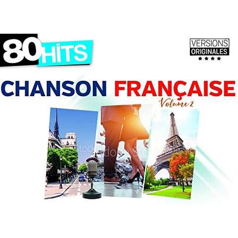 80 hits chanson française /vol.2 - Front Cover