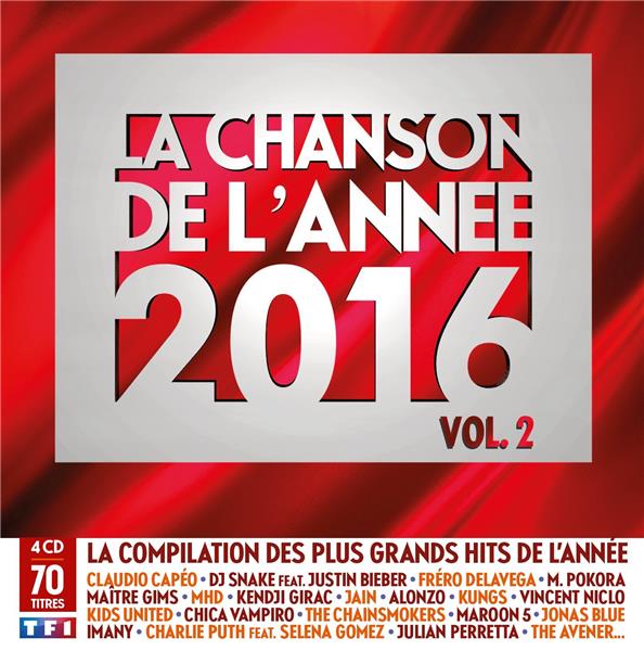La chanson de l'année 2016 /vol.2 - Front Cover