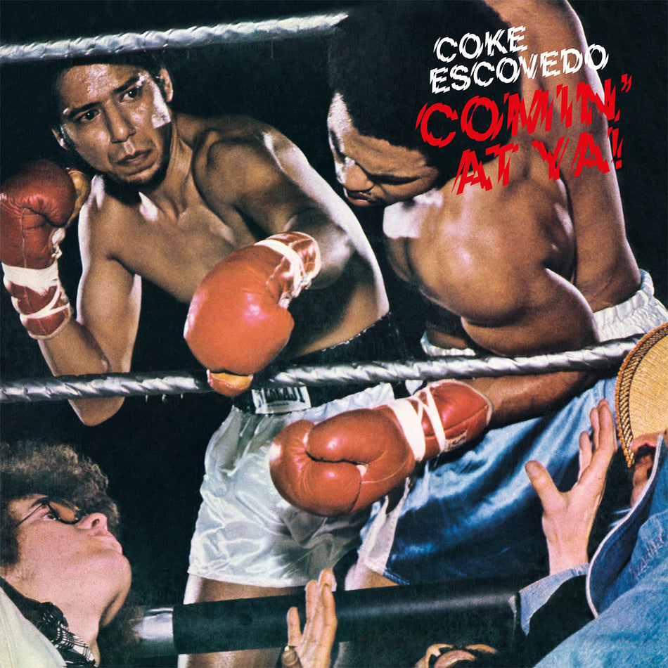 COMIN AT YA/7976/VINYLE NOIR AUDIOPHILE 180GR/PERCUSSIONNISTE DE SANTANA - Front Cover