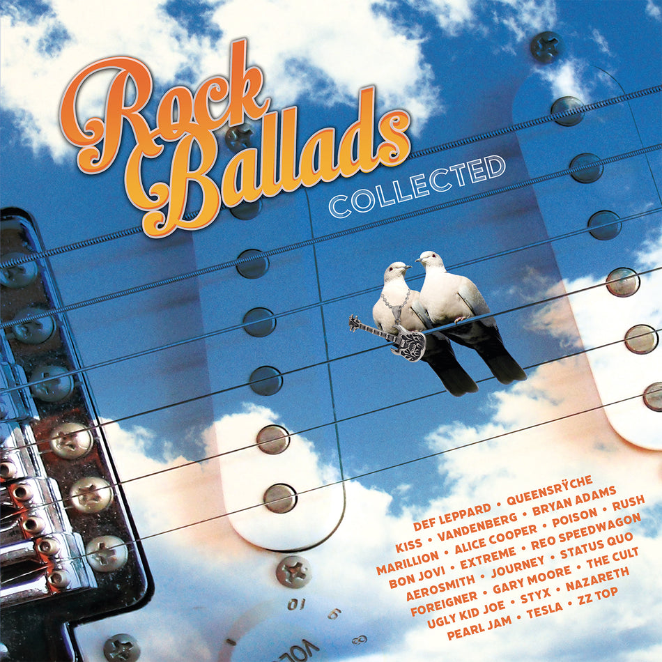 ROCK BALLADS COLLECTED/VINYLE ROUGE TRANSLUCIDE AUDIOPHILE 180GR - Front Cover