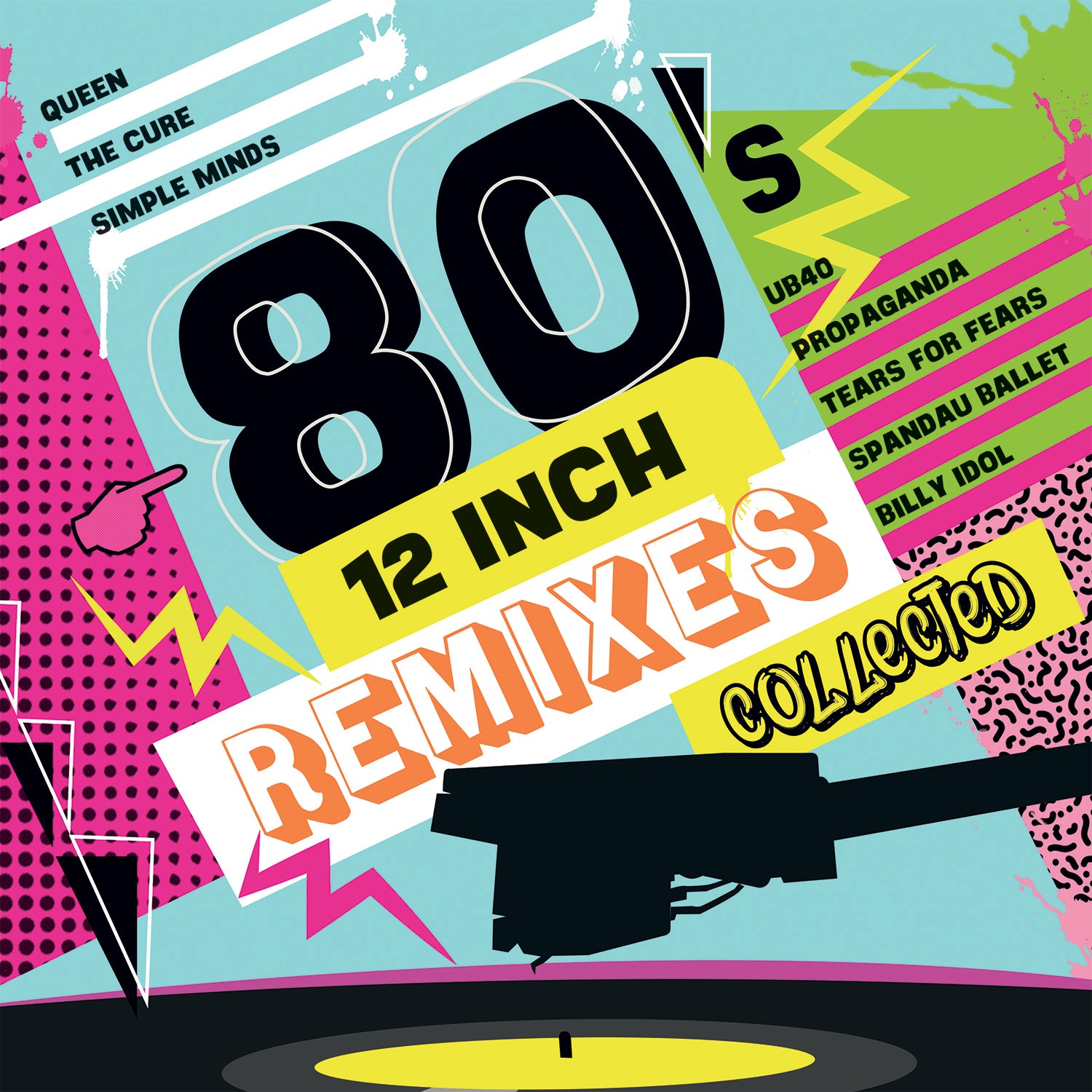 80 S 12 INCH REMIXES COLLECTED/VINYLE AUDIOPHILE 180GR - Front Cover