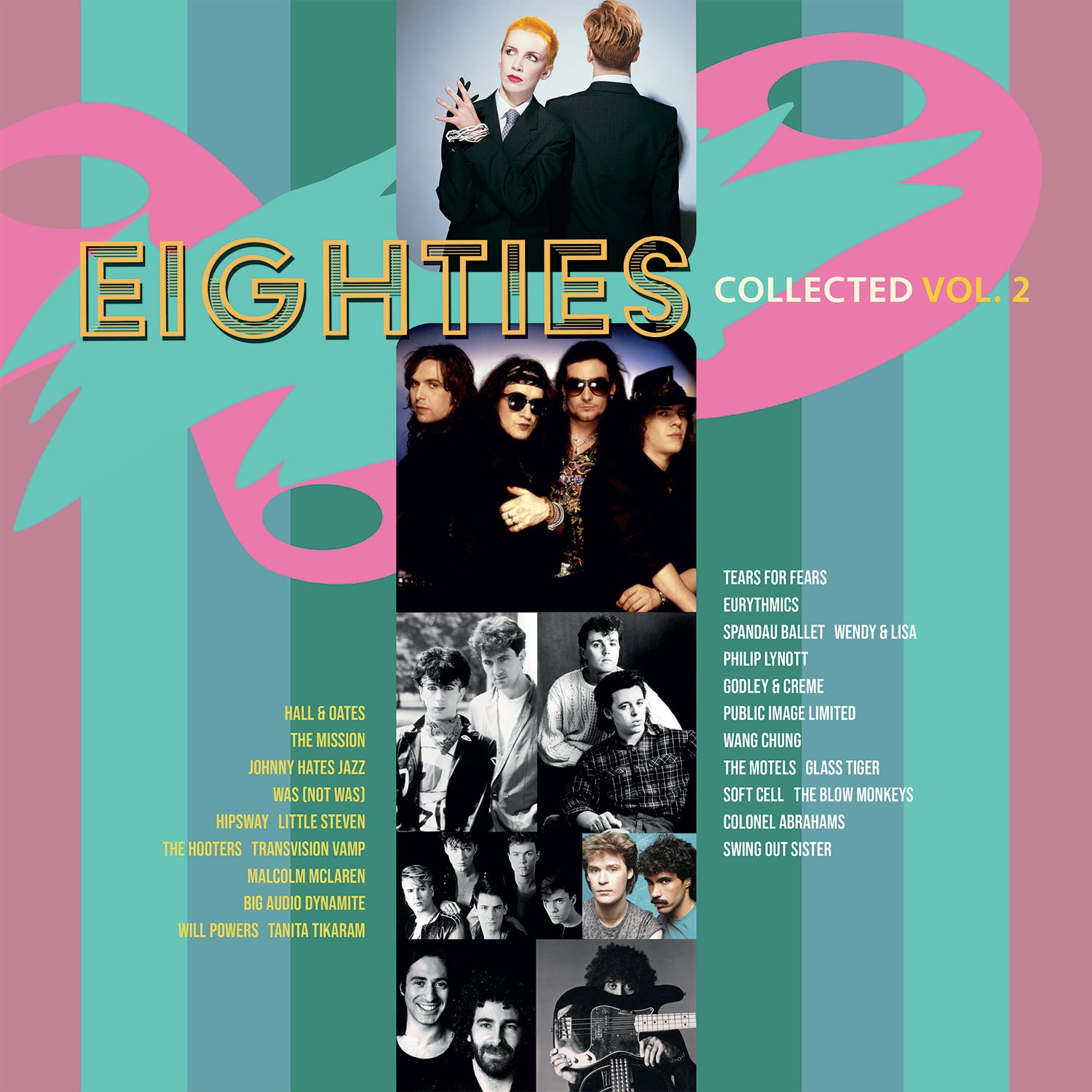 EGHTIES COLLECTED VOL 2/VINYLE ROSE AUDIOPHILE 180GR - Front Cover