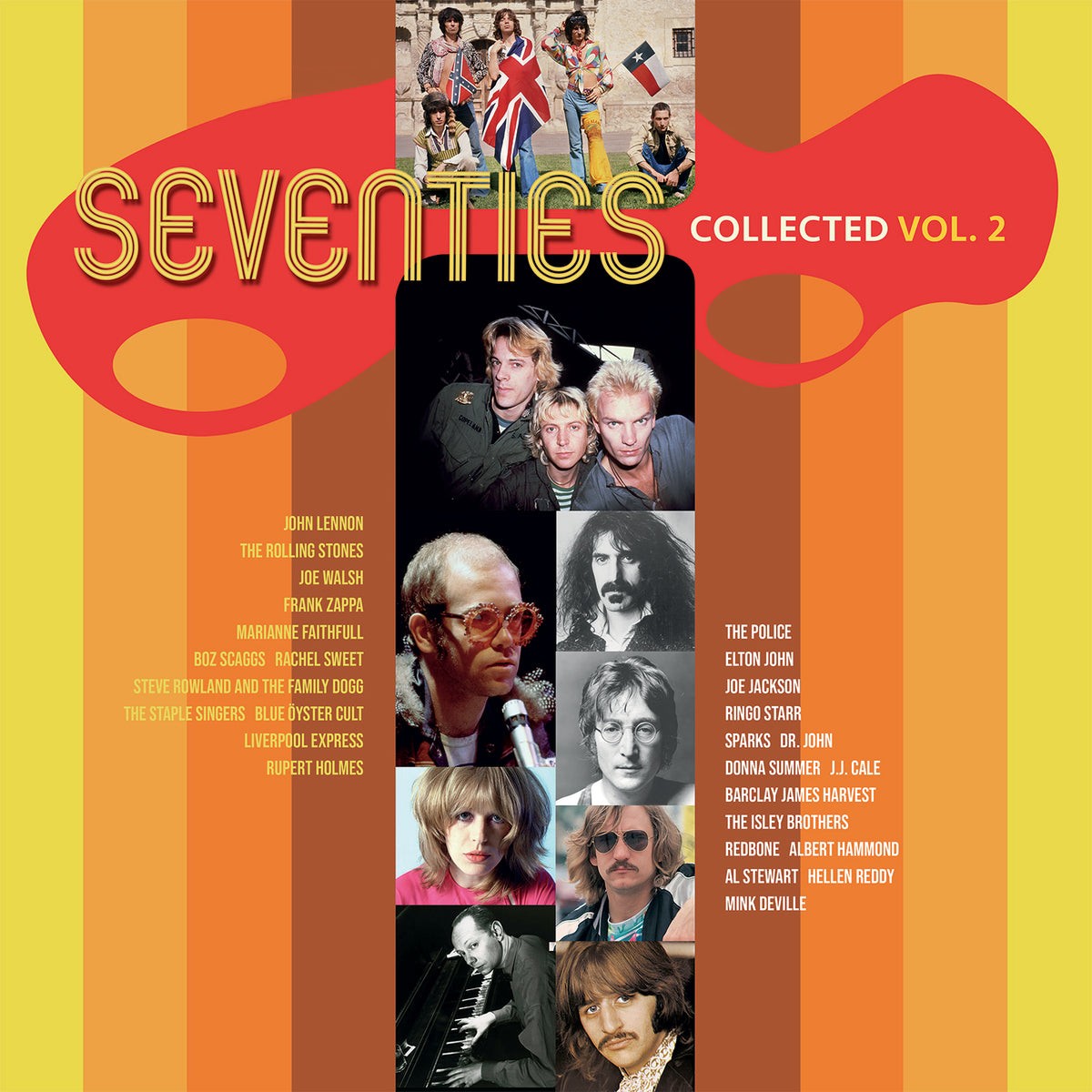 SEVENTIES COLLECTED VOL 2/VINYLE VERT CLAIR AUDIOPHILE 180GR/INSERT - Front Cover