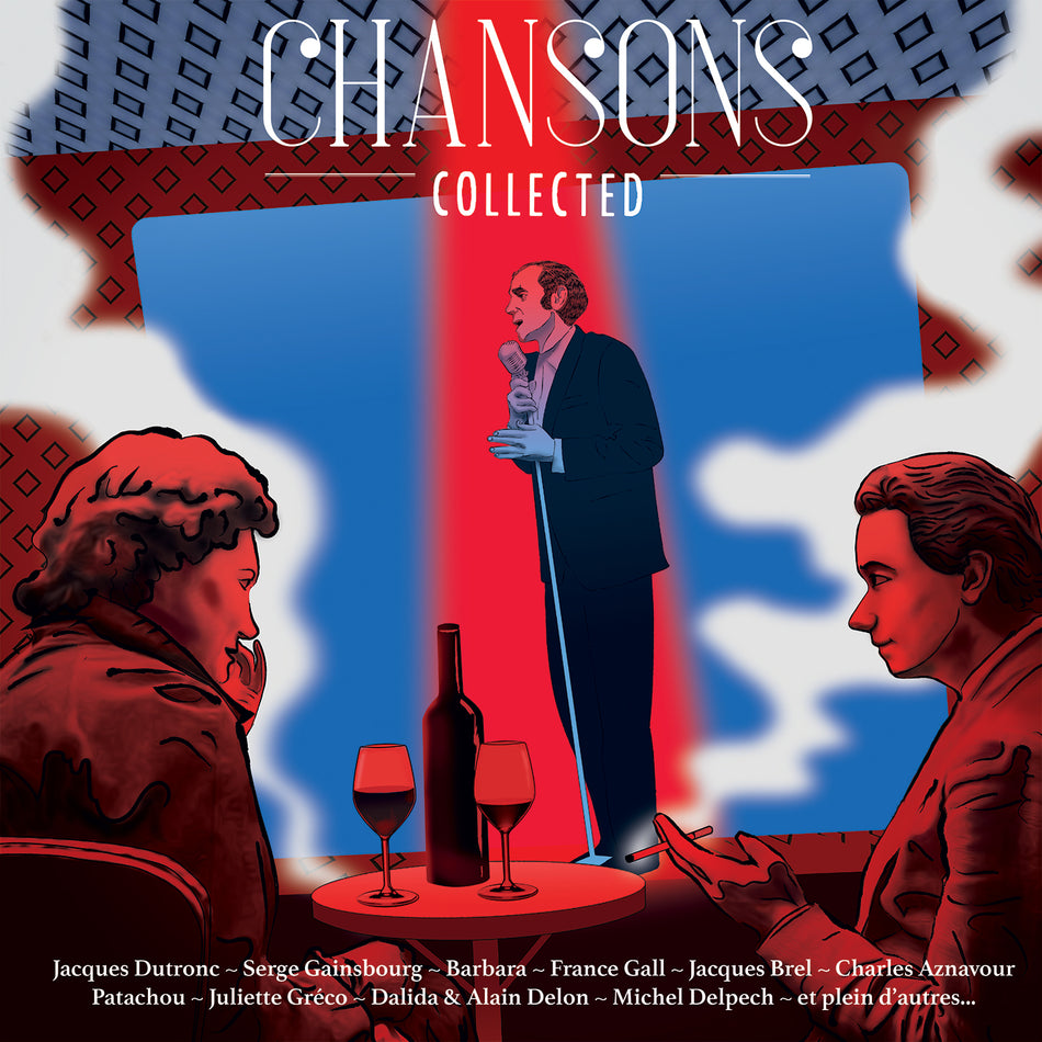 CHANSONS COLLECTED/LP 1 ROUGE LP 2 BLEU AUDIOPHILE 180GR/INSERT - Front Cover