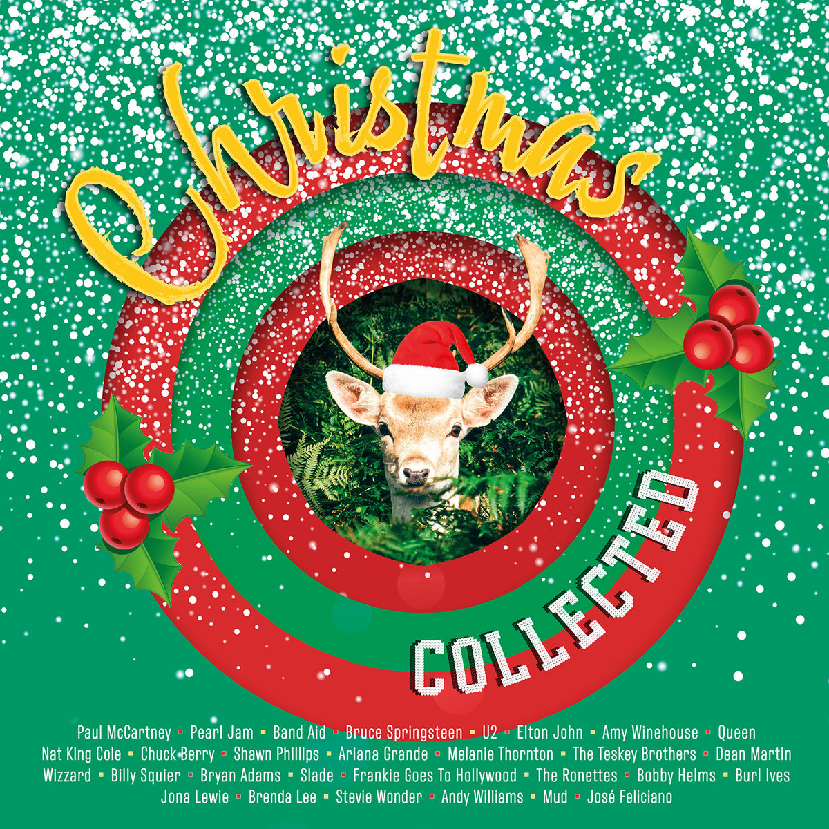 CHRISTMAS COLLECTED/LP1 VERT TRANSLUCIDE/LP2 ROUGE TRANSLUCIDE - Front Cover