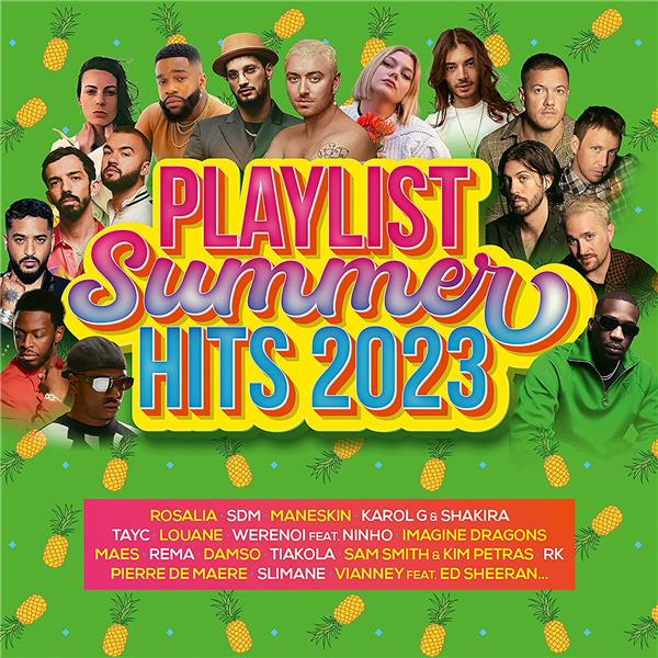 Playlist Summer Hits 2023 - Front Cover
