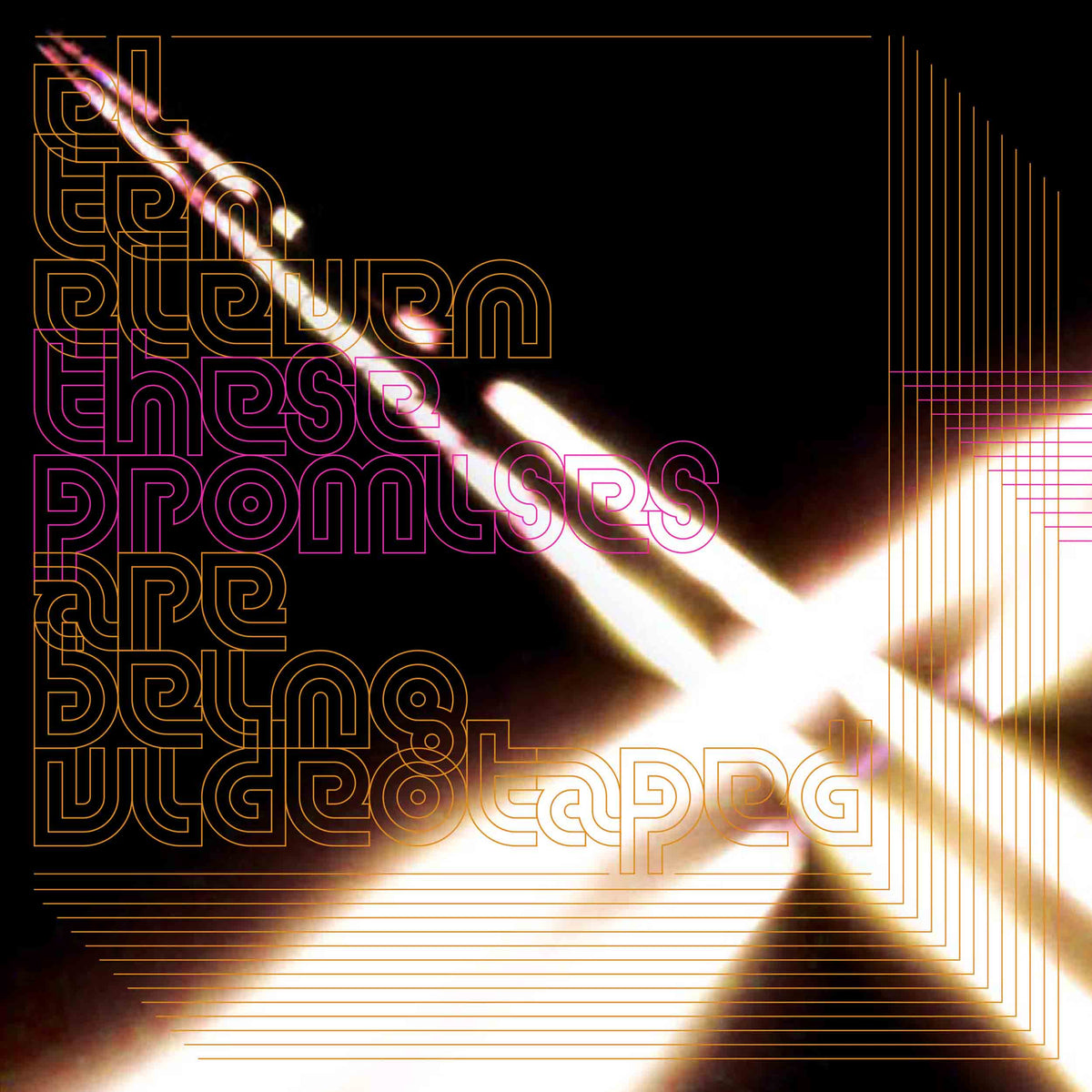 These Promises Are Being Videotaped - Vinyle Ambre - Front Cover