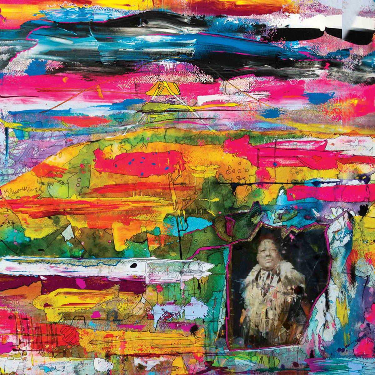 Medicine Singers - Vinyle Bordeaux - Front Cover