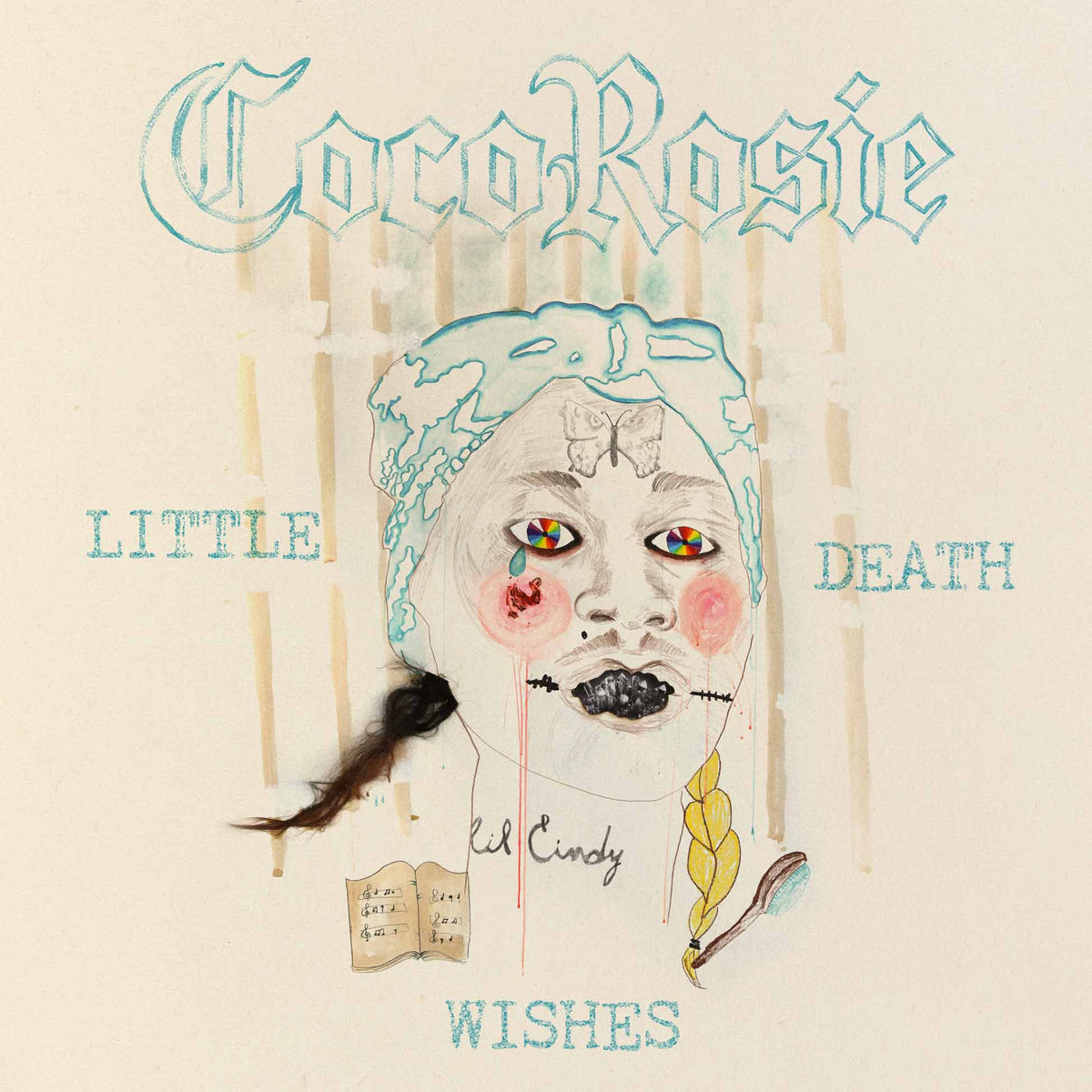 Little Death Wishes - Vinyle Bleu - Front Cover