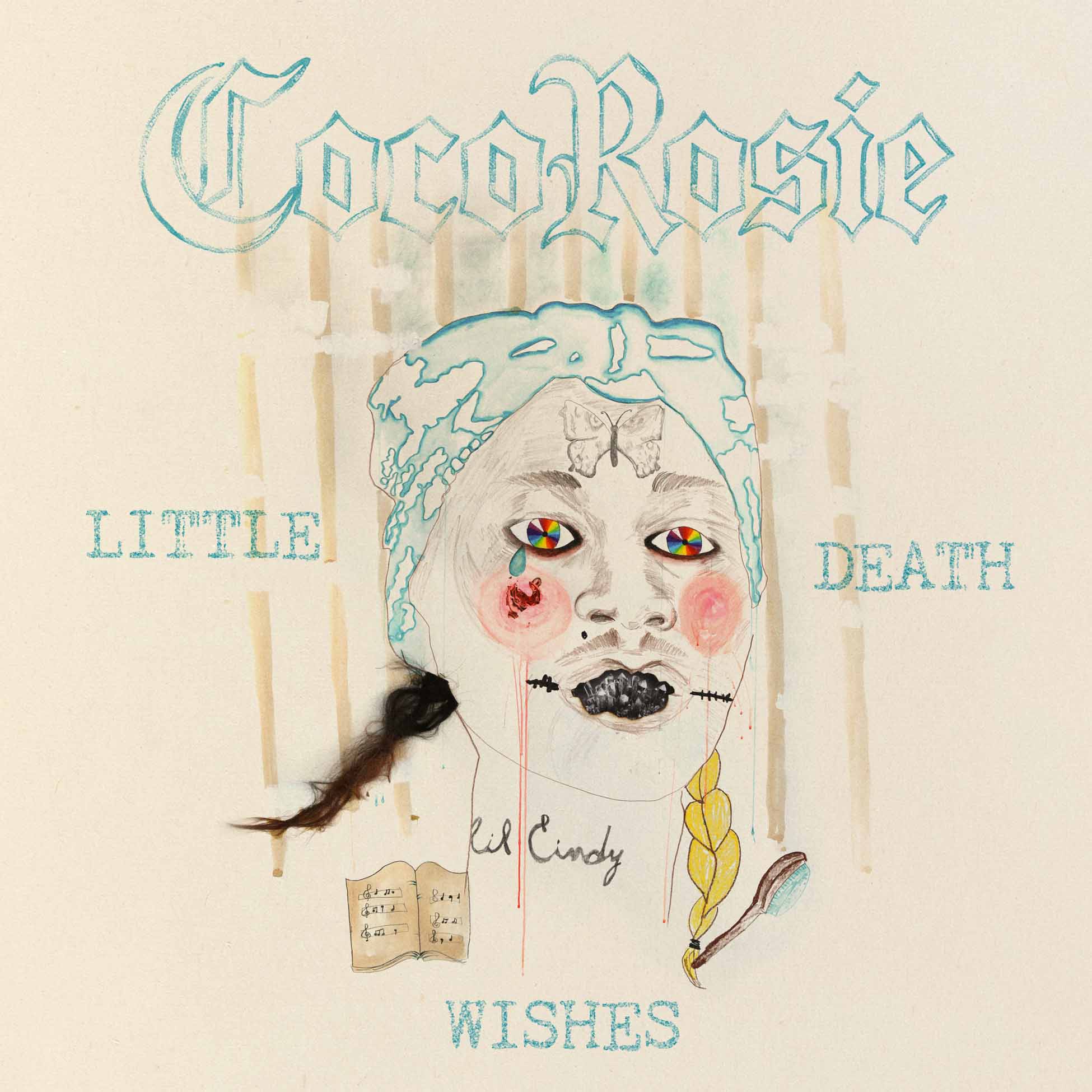 Little Death Wishes - Vinyle Bleu - Front Cover