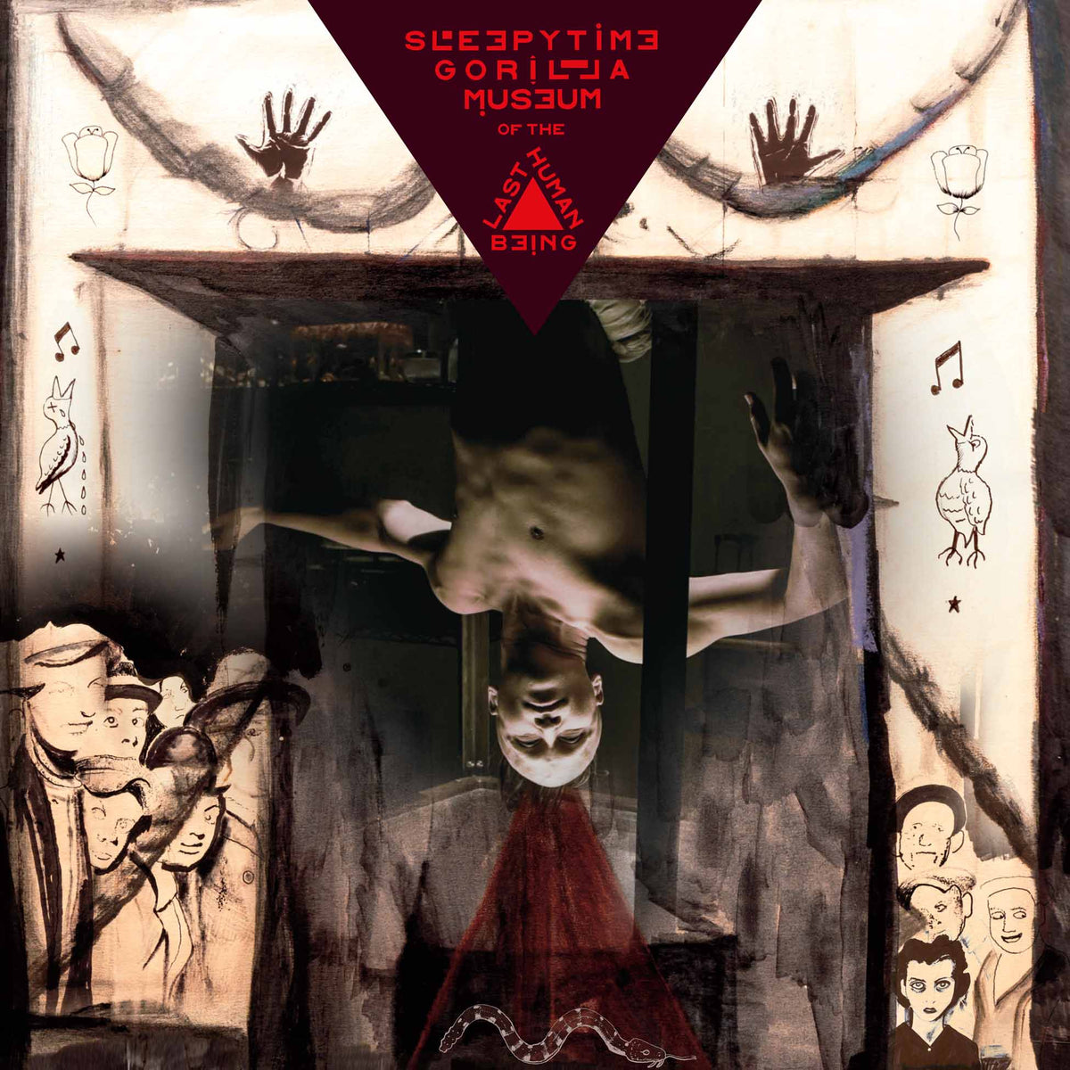 Of The Last Human Being - Double Vinyle Rouge Sang - Front Cover