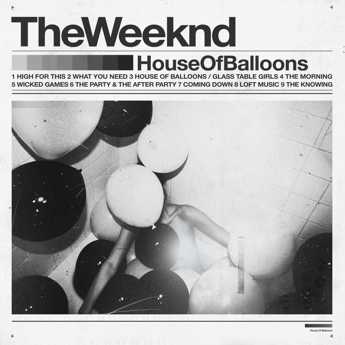 House Of Balloons - Front Cover