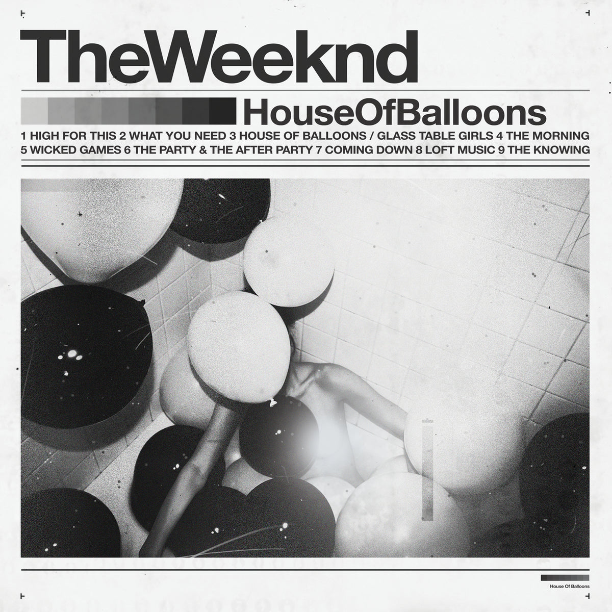 House Of Balloons - Front Cover