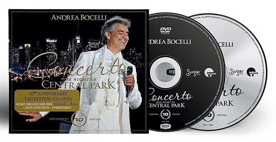 Concerto: One Night in Central Park 10th Anniversary Edition Limitée - Front Cover